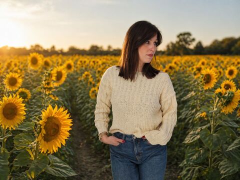 269 Strickanleitung Pullover Sandra
