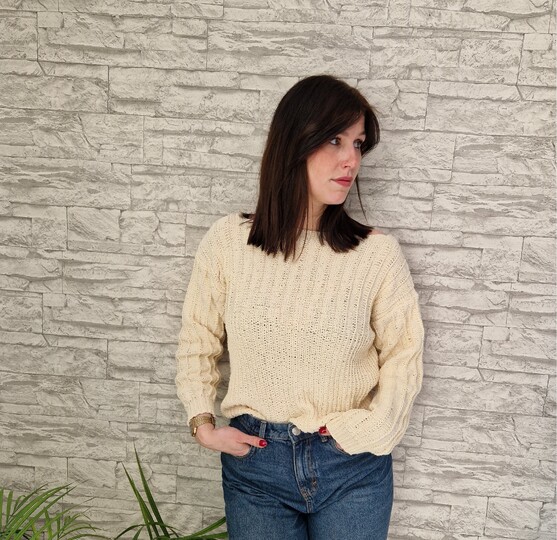 269 Strickanleitung Pullover Sandra