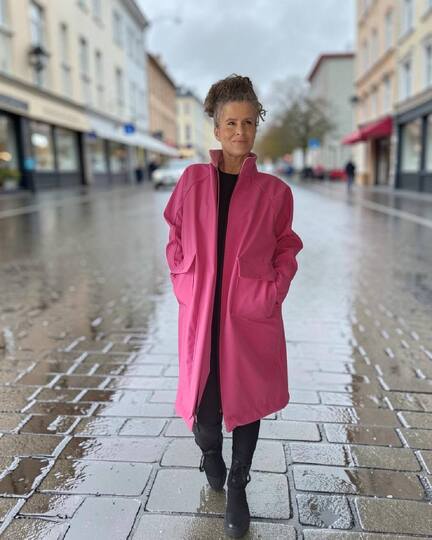 Ajuga Jeansblouson mit doppelter Taschenfunktion