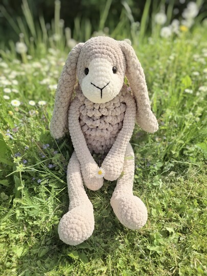 Häkelanleitung Hase Big Bobby - XL Größe - Schlenkerhase - Anfängergeeignet
