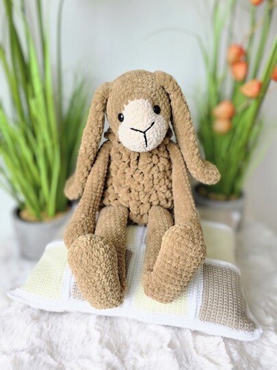 Häkelanleitung Hase Big Bobby - XL Größe - Schlenkerhase - Anfängergeeignet