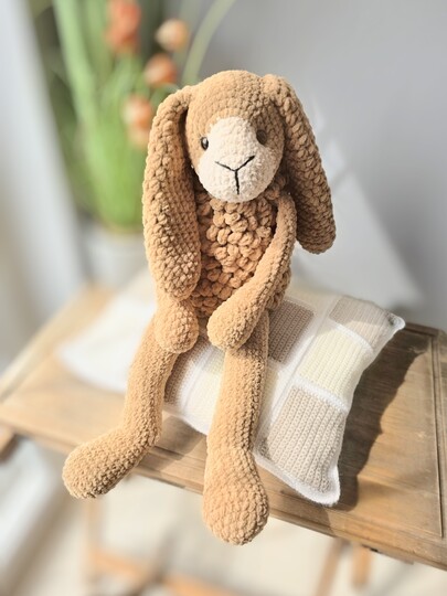 Häkelanleitung Hase Big Bobby - XL Größe - Schlenkerhase - Anfängergeeignet