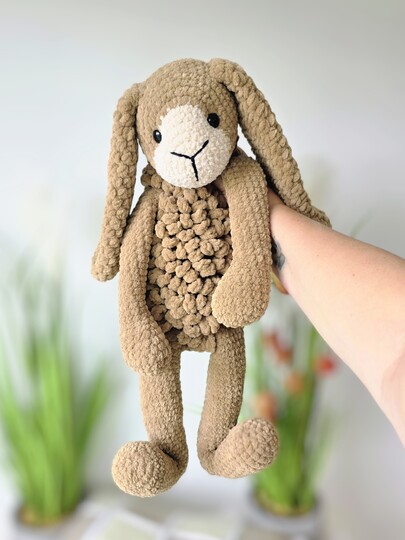 Häkelanleitung Hase Big Bobby - XL Größe - Schlenkerhase - Anfängergeeignet