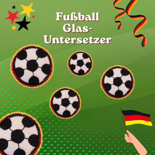 Fußball Glas Untersetzer