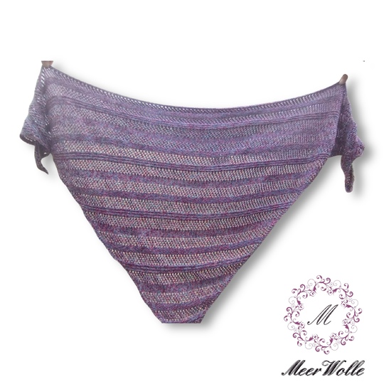 Sommerhauch – leichtes Dreieckstuch stricken | luftiges Sommertuch