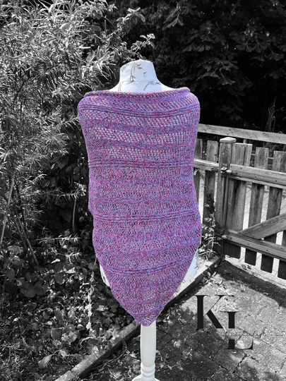 Sommerhauch – leichtes Dreieckstuch stricken | luftiges Sommertuch