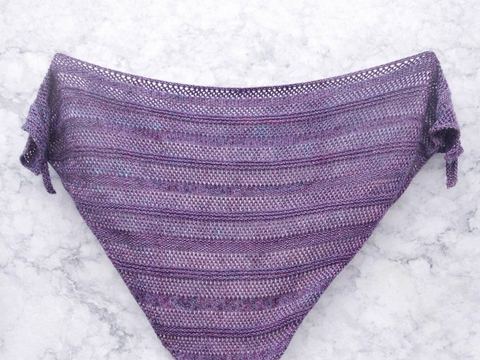 Sommerhauch – leichtes Dreieckstuch stricken | luftiges Sommertuch