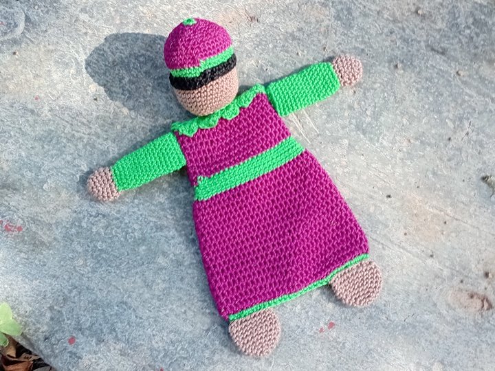 Häkelanleitung Babyspielzeug, Kuschelpuppe, Mini-Schmusetuch Maharaja