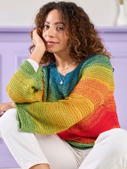 PULLI HOLLY … MIT RUNDPASSE GEHÄKELT