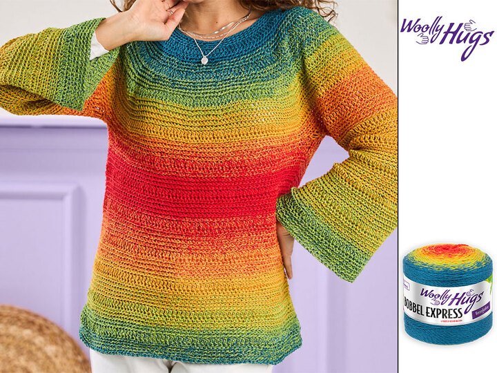 PULLI HOLLY … MIT RUNDPASSE GEHÄKELT