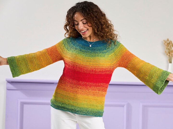PULLI HOLLY … MIT RUNDPASSE GEHÄKELT