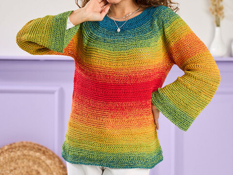 PULLI HOLLY … MIT RUNDPASSE GEHÄKELT