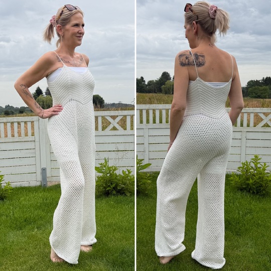 Häkelanleitung Cozy-Jumpsuit "Stellina"