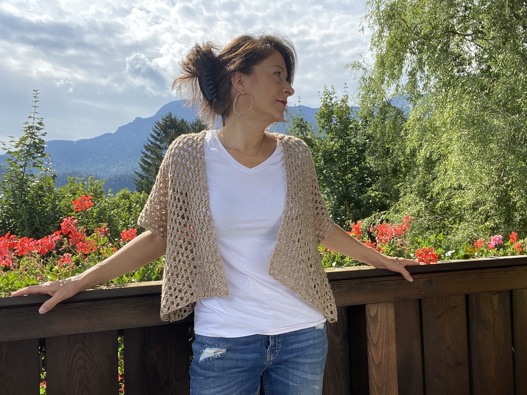 Gehäkelter MINI KIMONO CARDI | XS - 4XL |  komplett anpassbar - Bild 15