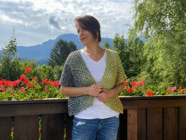 Crocheted MINI KIMONO CARDI | XS - 4XL | adults + kids