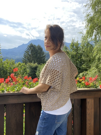 Gehäkelter MINI KIMONO CARDI | XS - 4XL |  komplett anpassbar