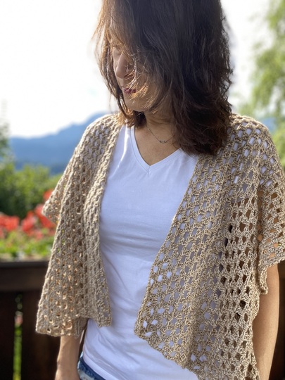 Gehäkelter MINI KIMONO CARDI | XS - 4XL |  komplett anpassbar