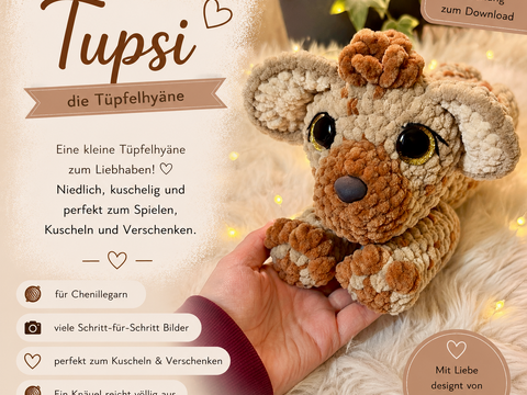 Tupfi die Tüpfelhyäne