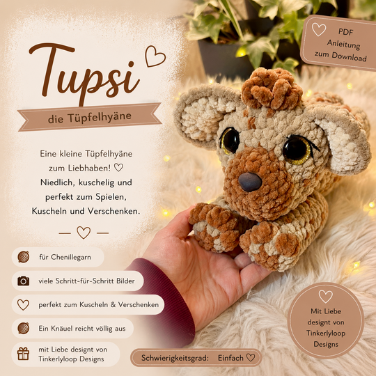 Tupfi die Tüpfelhyäne