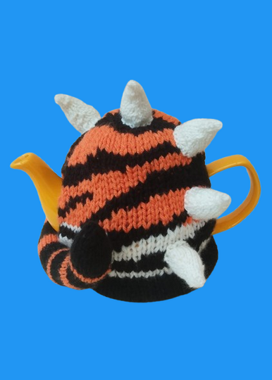 TeaCosyFolk's Punky Tiger Tea Cosy Knitting Pattern