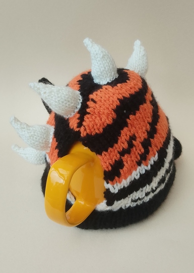 TeaCosyFolk's Punky Tiger Tea Cosy Knitting Pattern