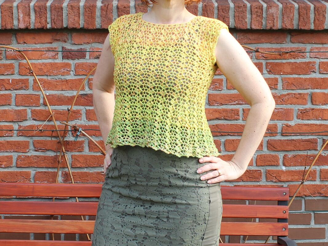 CAL Häkeltunika/-Pullover "Feenzauber" RVO, alle Größen - Bild 17