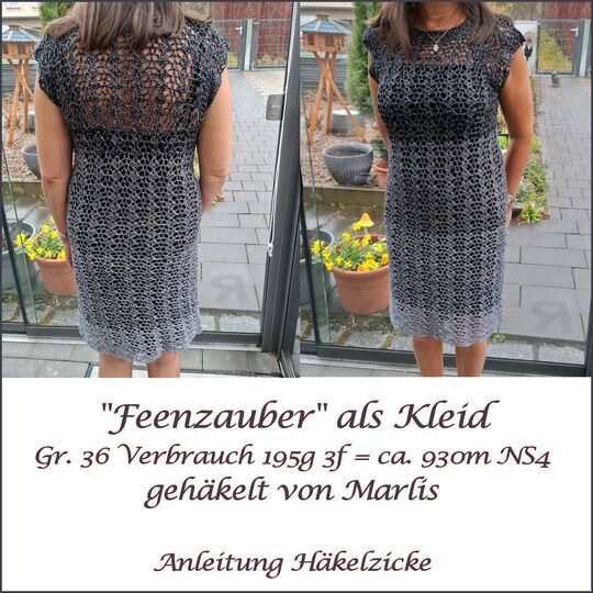 Häkeltunika/-Pullover "Feenzauber" RVO, alle Größen