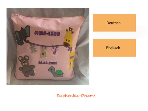 birth cushion cover