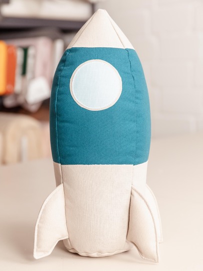 Fabric Rocket Sewing Pattern - 30 x 18 cm
