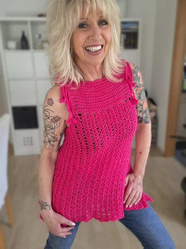 Tippy Tou - Häkelanleitung für Top und Off-Shoulder-Shirt - Bild 8