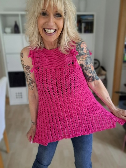 Tippy Tou - Häkelanleitung für Top und Off-Shoulder-Shirt