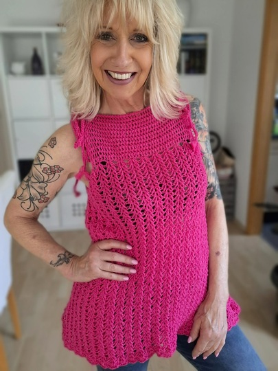 Tippy Tou - Häkelanleitung für Top und Off-Shoulder-Shirt