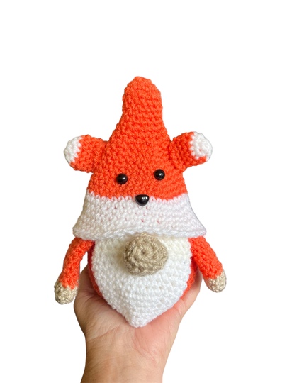 Häkelanleitung Fuchs Wichtel - 26,5 cm groß