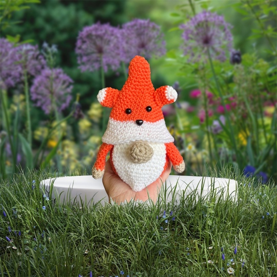 Häkelanleitung Fuchs Wichtel - 26,5 cm groß