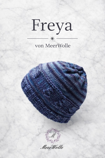 Freya – Zopfmütze stricken | PDF-Anleitung