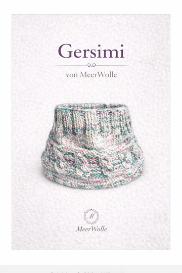 Gersimi – Loop mit Zopfmuster stricken | PDF-Anleitung
