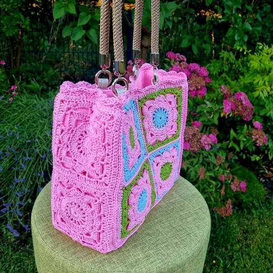 Häkeltasche Granny BÄG – Anleitung mit PDF-Download
