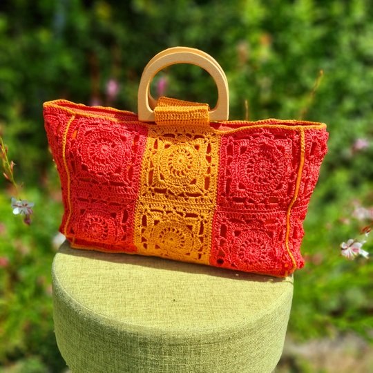 Häkeltasche Granny BÄG – Anleitung mit PDF-Download