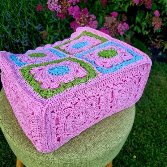 Häkeltasche Granny BÄG – Anleitung mit PDF-Download