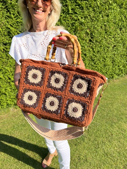 Häkeltasche Granny BÄG – Anleitung mit PDF-Download