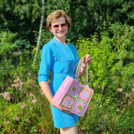Häkeltasche Granny BÄG – Anleitung mit PDF-Download