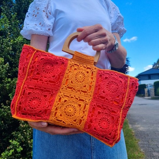 Häkeltasche Granny BÄG – Anleitung mit PDF-Download