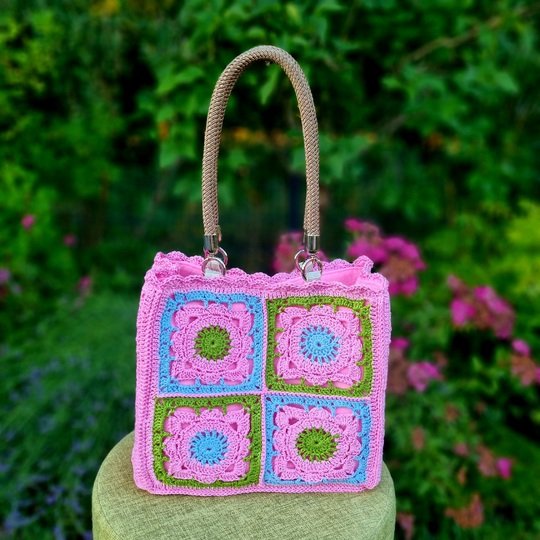 Häkeltasche Granny BÄG – Anleitung mit PDF-Download