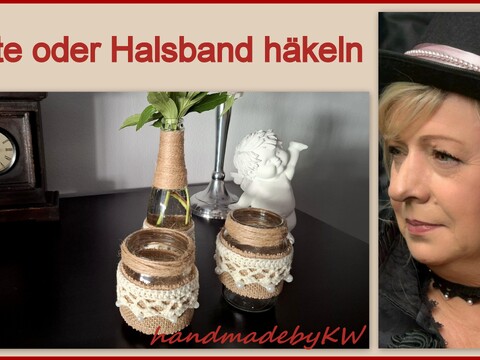 Häkelanleitung Borte oder Halsband