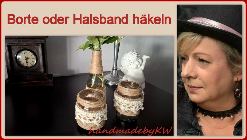 Häkelanleitung Borte oder Halsband