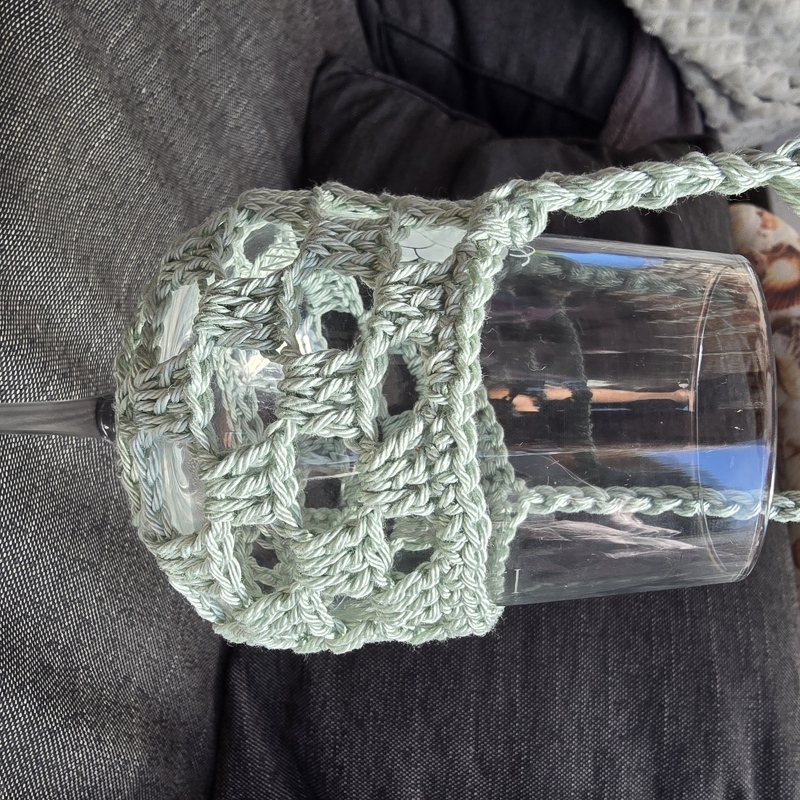 Wine Buddy Bag – Häkelanleitung