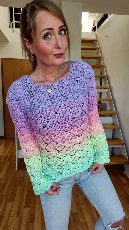 Pullover Olga häkeln - Bild 3