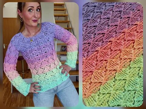 Pullover Olga häkeln