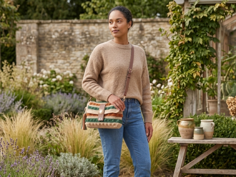 Boho Textured Bag – Stylish Shoulder Bag (Crochet Pattern)