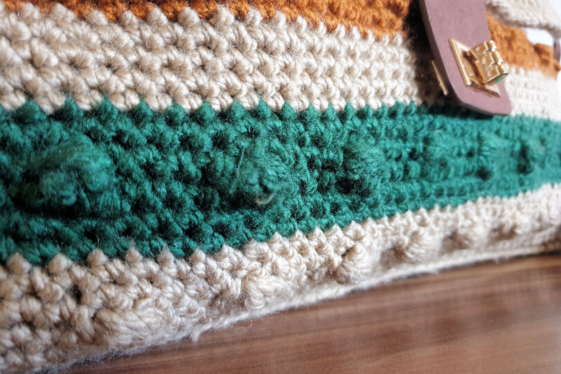 Boho-Struktur-Umhängetasche "Sienna" (Häkelanleitung)